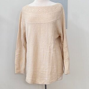 Cream Knit Sweater